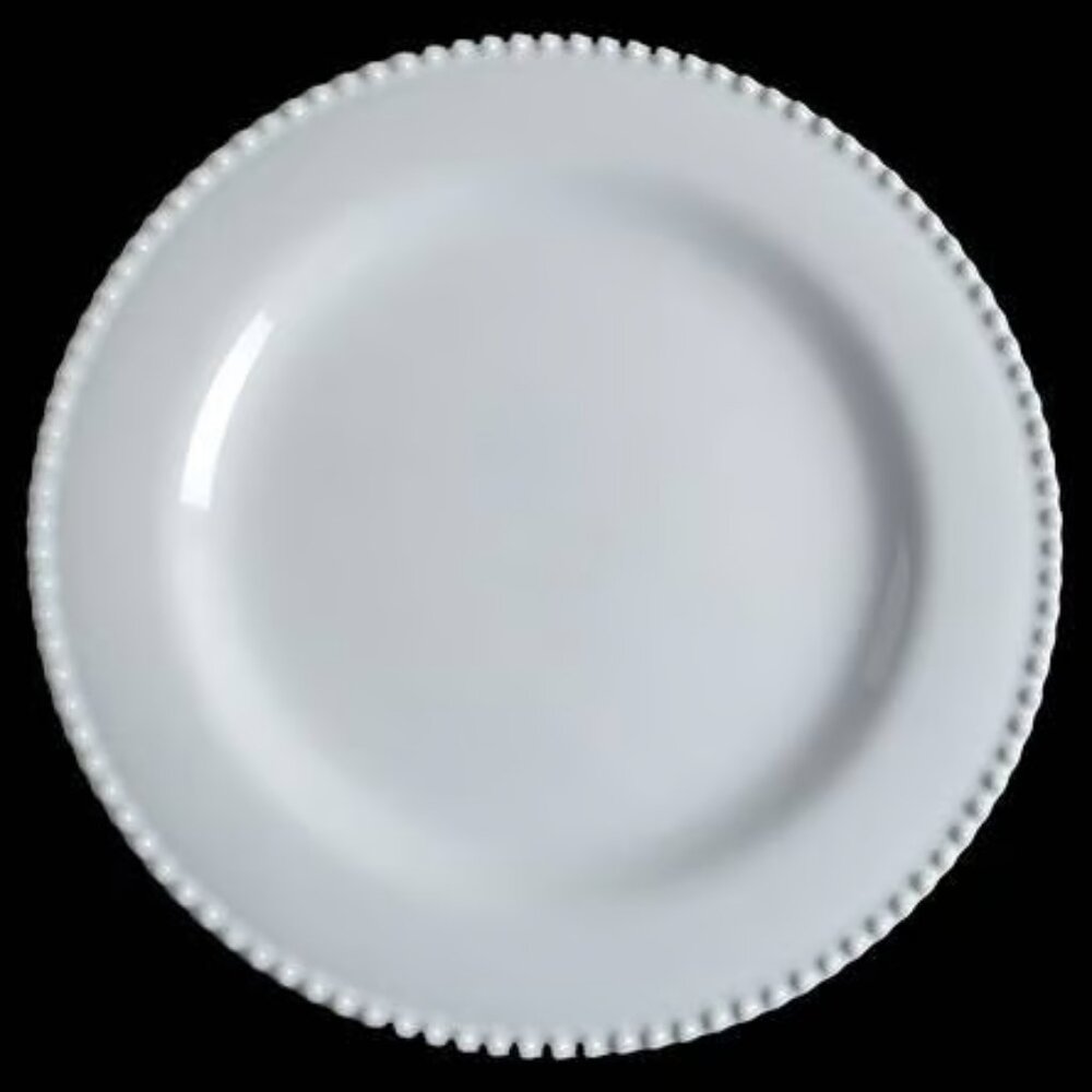 4-pc. Salad/Dessert Plate Perola White by Matceramica